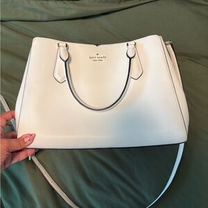 Kate Spade Cream Satchel Bag